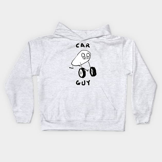 Car Guy Kids Hoodie by Potatoman